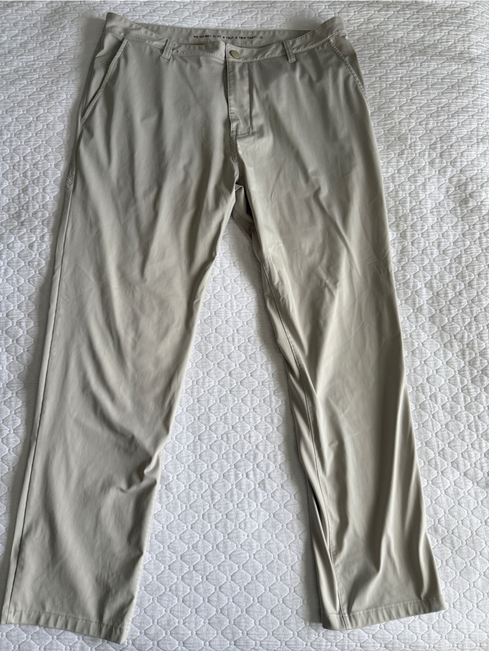 RHONE Men's Chinos in Light Gray-Taupe